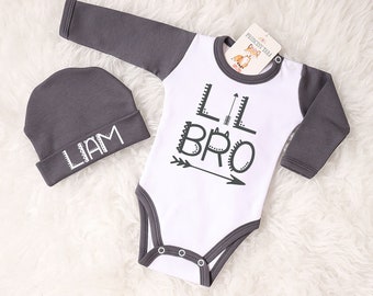 Ragazze I love My Big Sister Personalizzato Manica Lunga Bambino Body Ragazzi