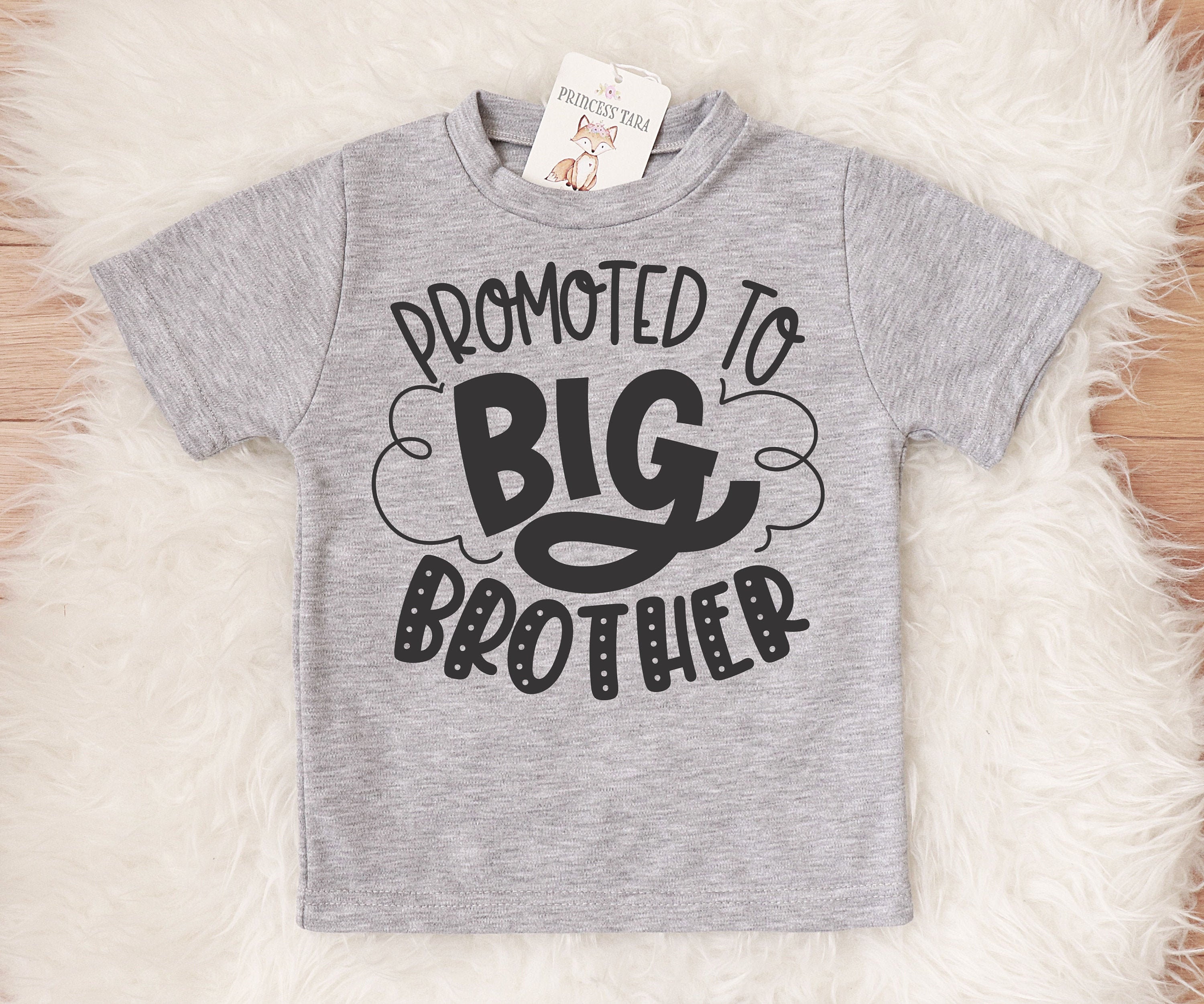 Big Brother Shirt For Toddler Boys Outfit Promoted To Big