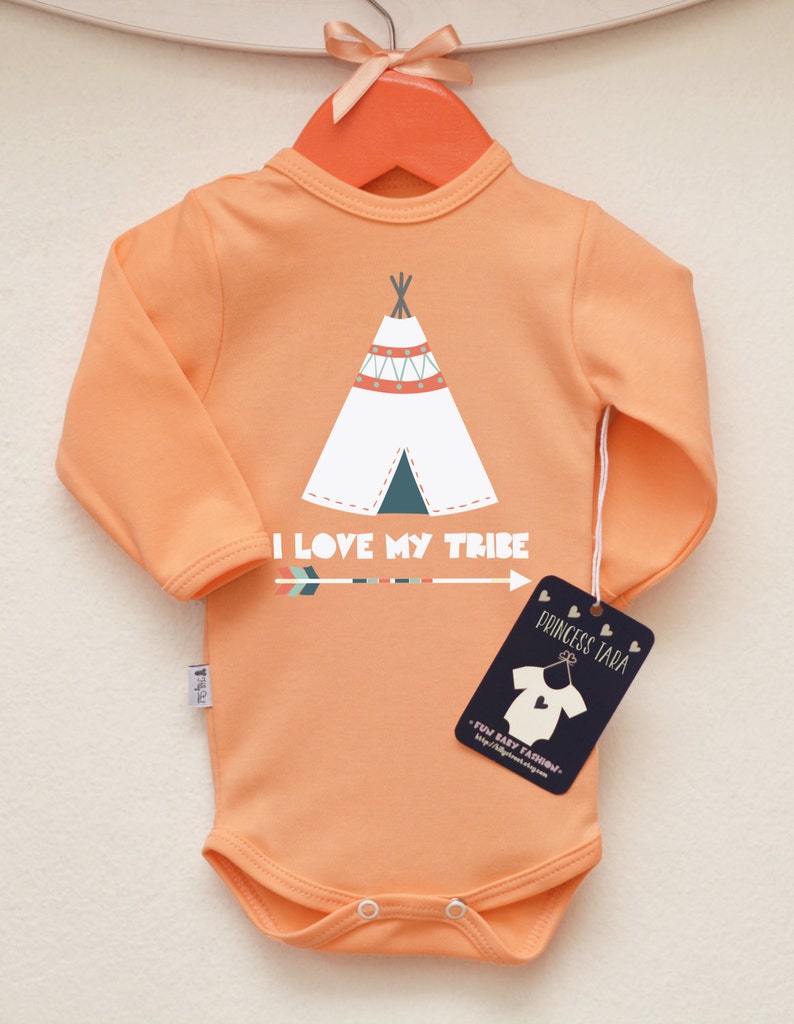 Teepee Baby Shirt Many Colors Available. Love My Tribe Baby Bodysuit Tribal Baby Clothes Hipster Baby Bodysuit