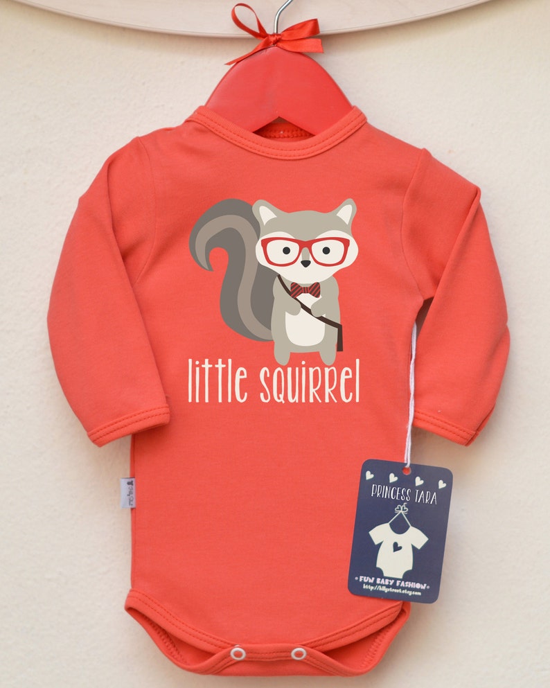 Cute Baby Outfit. Hipster Squirrel Baby Clothes. Baby Boy or Etsy