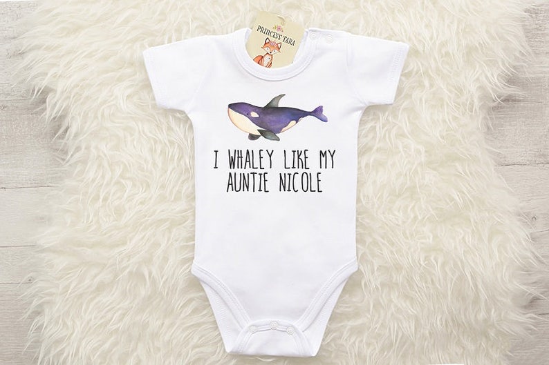 I Love My Auntie Baby Clothes. Girl or Boy Auntie Baby Shirt. Etsy