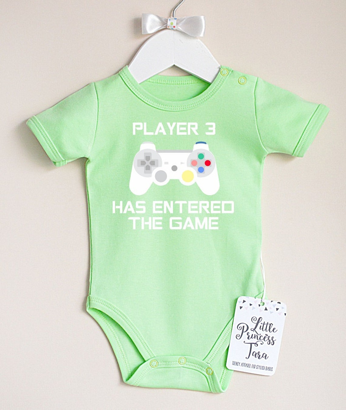Player 3 Has Entered the Game Baby Clothes. Gamer Baby Etsy New Zealand