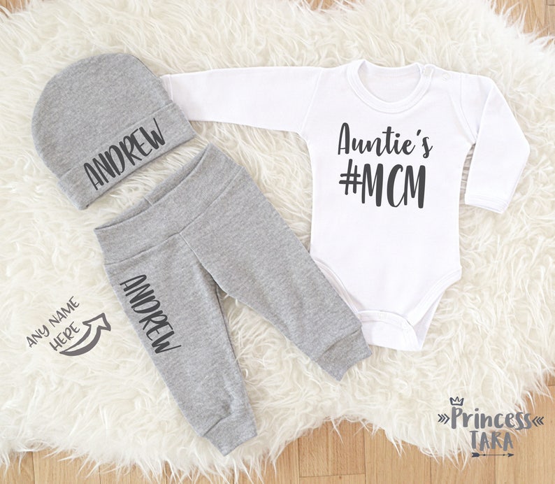 Auntie Baby Clothes. Auntie's MCM Baby Boy Clothes. Etsy