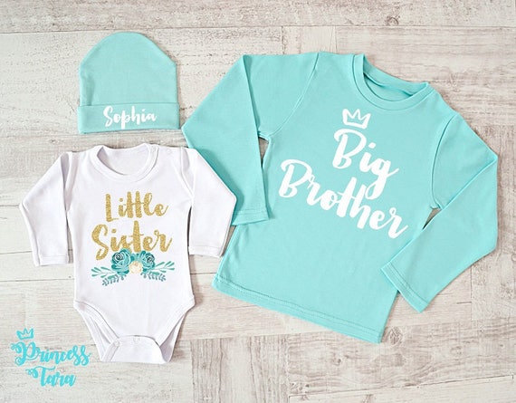 matching big brother and little sister outfits