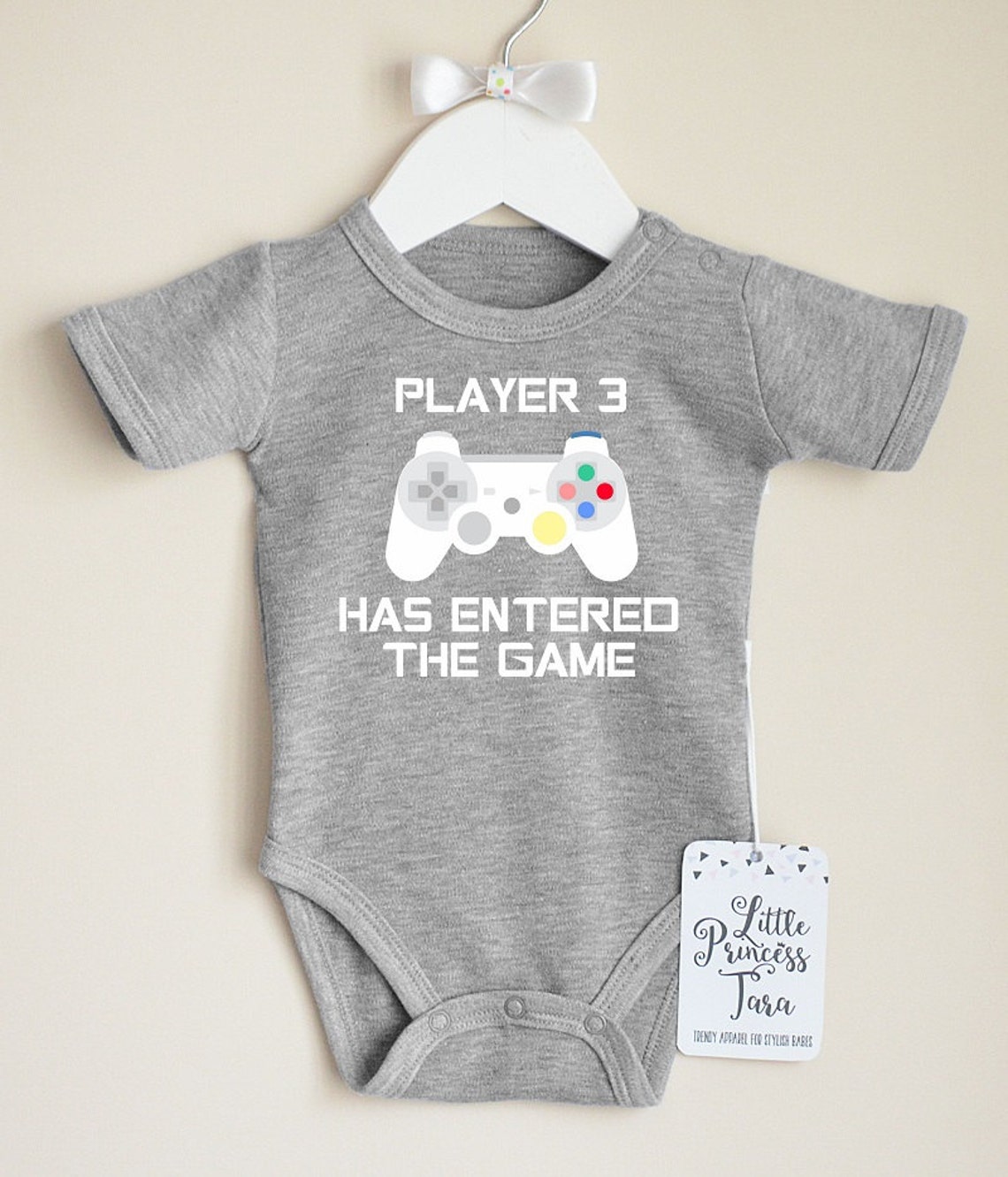 Player 3 Has Entered the Game Baby Clothes. Gamer Baby Etsy New Zealand
