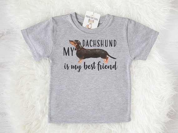 Amo il mio cane KID/'S T-shirt Bambini Ragazzi Ragazze Unisex Top