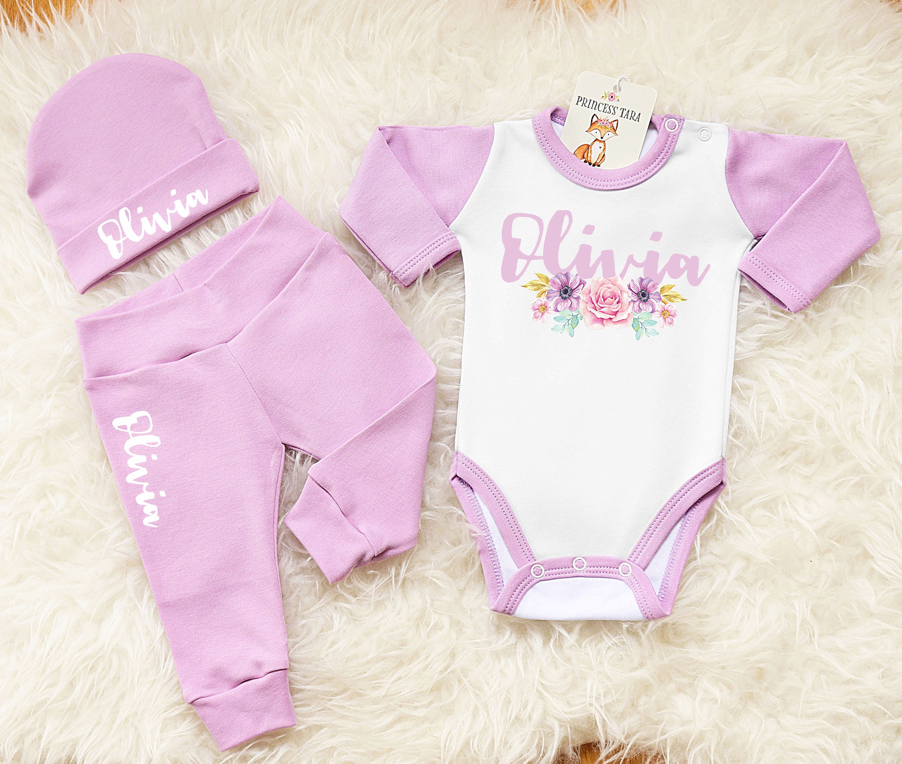 purple newborn clothes