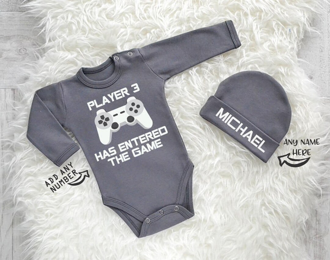 Gamer Baby Clothes. Player 3 Has Entered the Game. Video Game Etsy