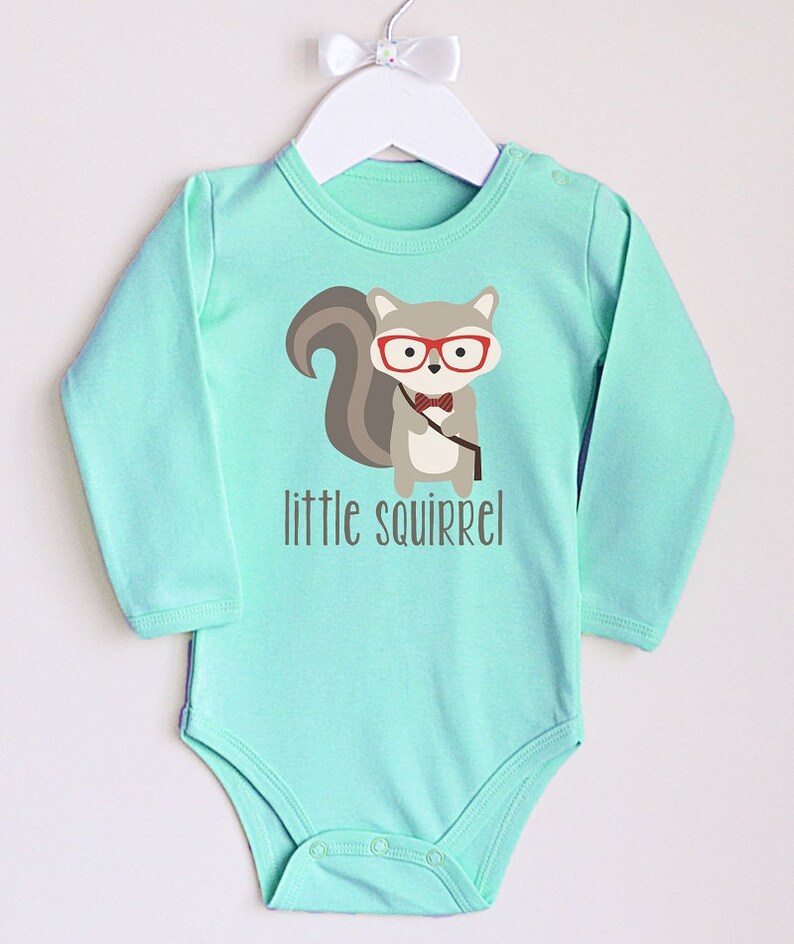 Cute Baby Outfit. Hipster Squirrel Baby Clothes. Baby Boy or Etsy