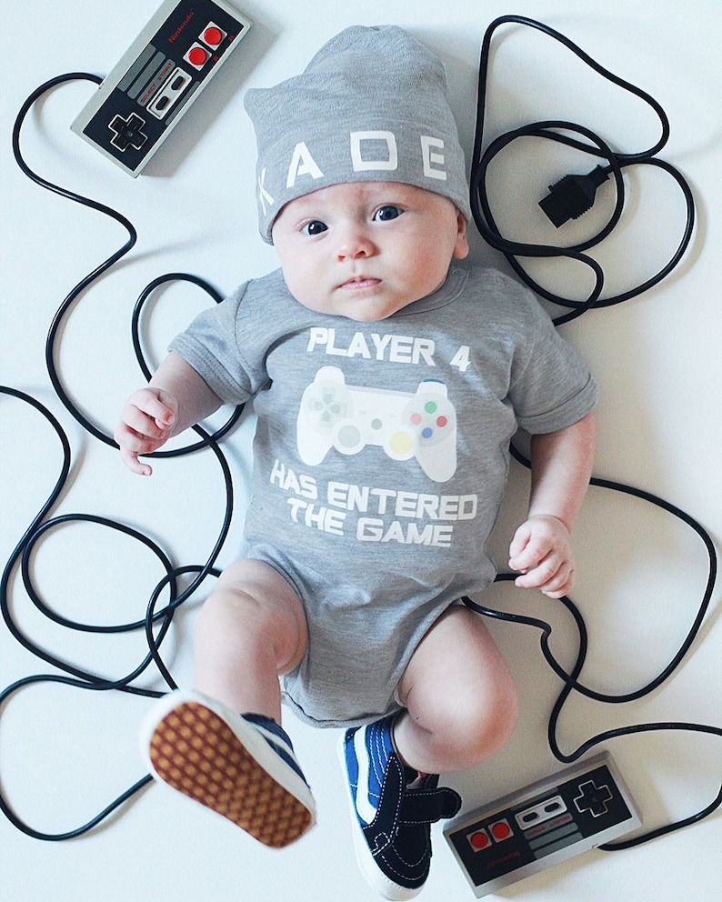 Player 3 Has Entered the Game Baby Clothes. Gamer Baby Etsy UK