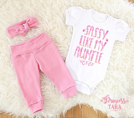 auntie outfits for baby girl