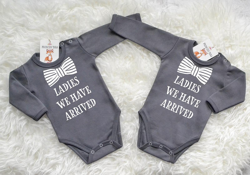 Cute Twin Baby Shower Gift. Ladies We Have Arrived Baby Boy Etsy
