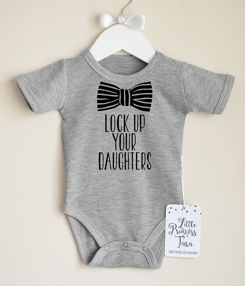 Lock up Your Daughters Baby Boy Clothes. Baby Boy's - Etsy Ireland