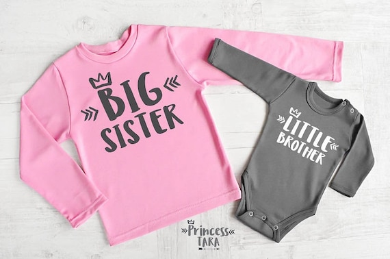 etsy big sister little brother outfits
