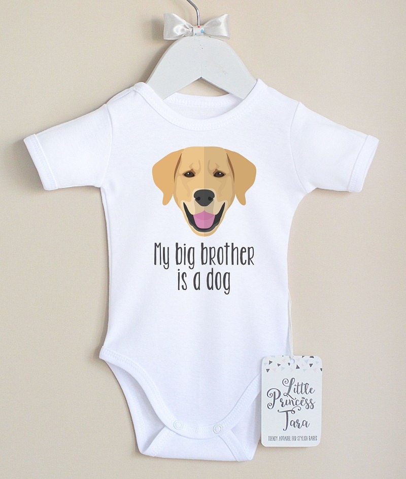 Cute Golden Retriever Baby Bodysuit. Dog Baby Clothes. Dog Etsy