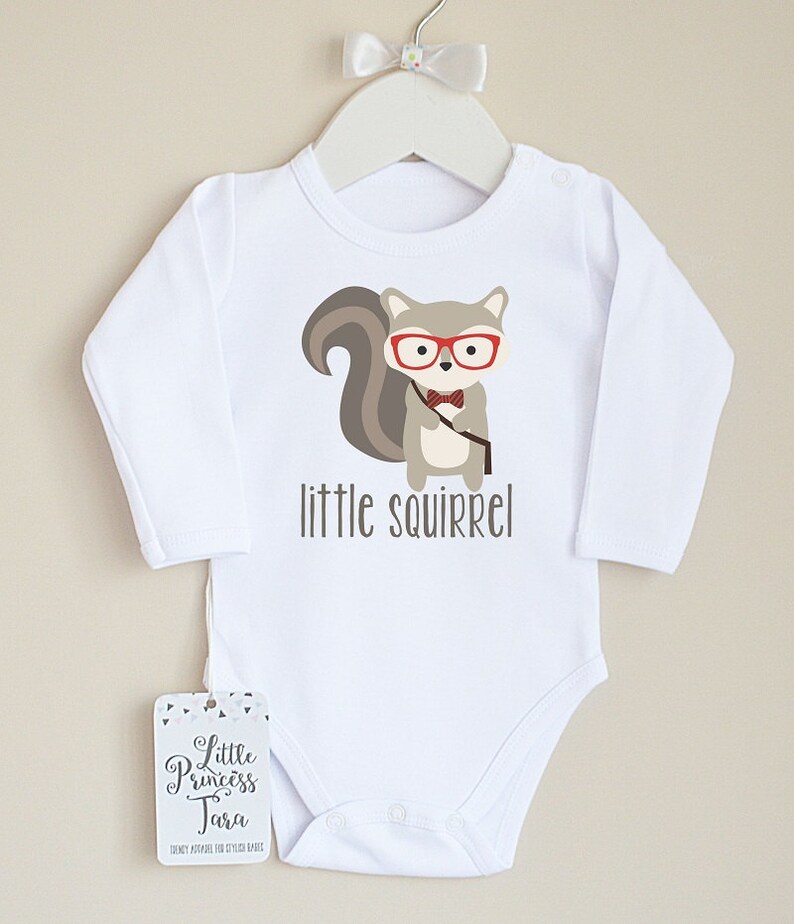 Cute Baby Outfit. Hipster Squirrel Baby Clothes. Baby Boy or Etsy