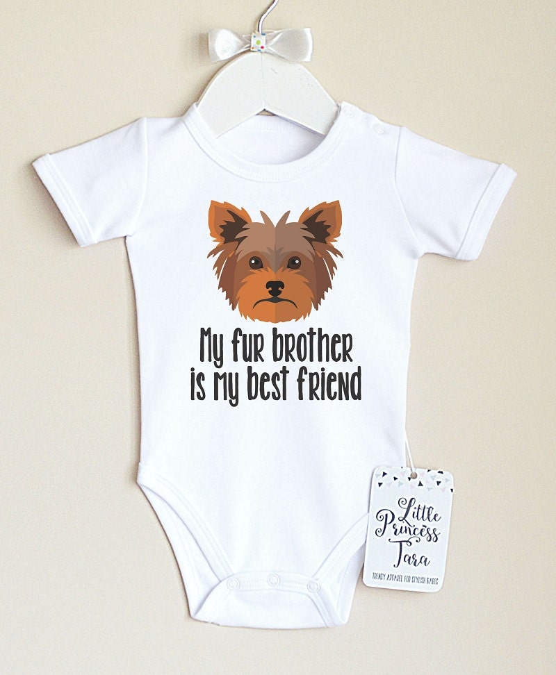Dog Baby Clothes. Yorkshire Baby Bodysuit. Cute Baby Romper Etsy