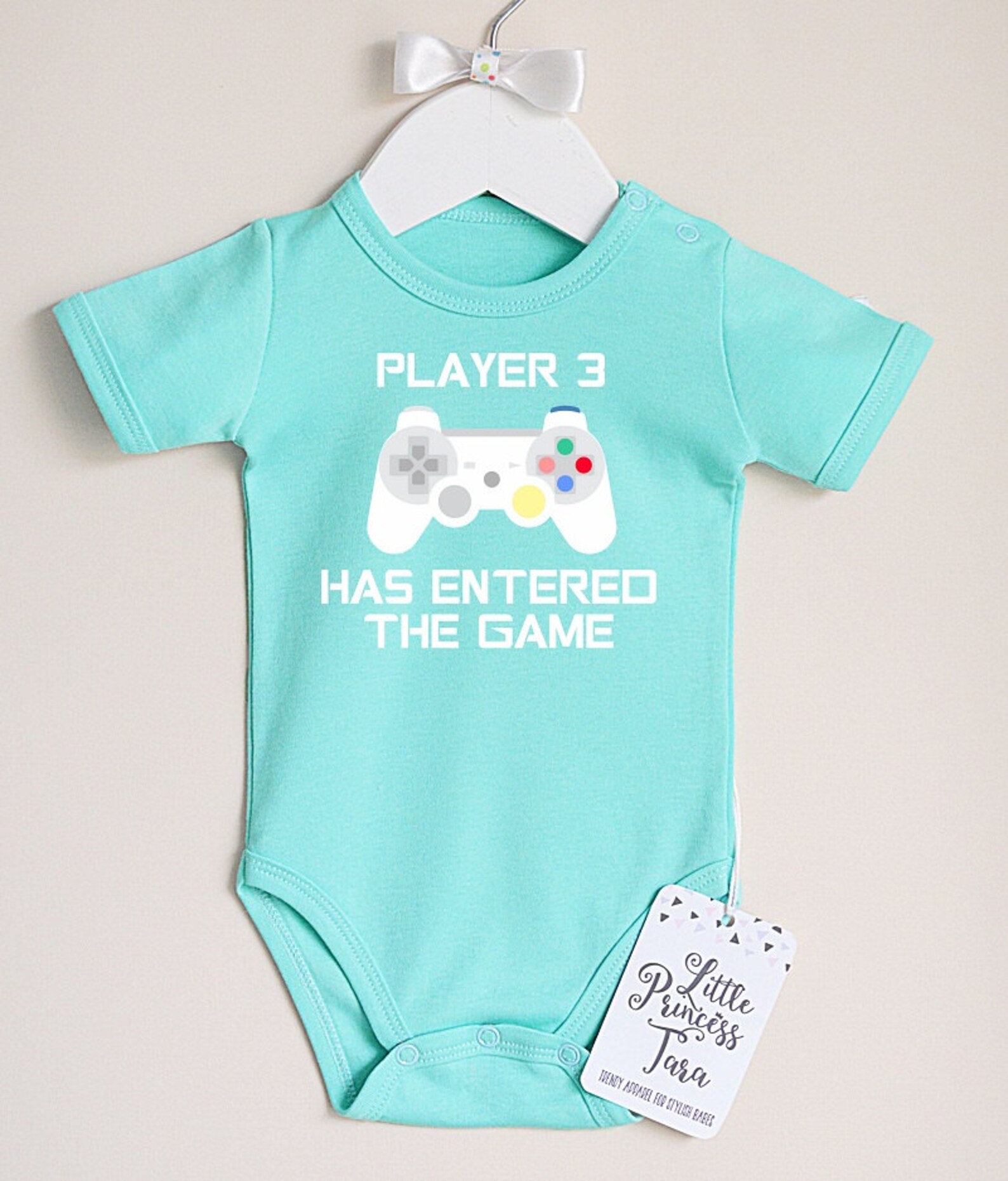 Player 3 Has Entered The Game Baby Clothes Gamer Baby Etsy