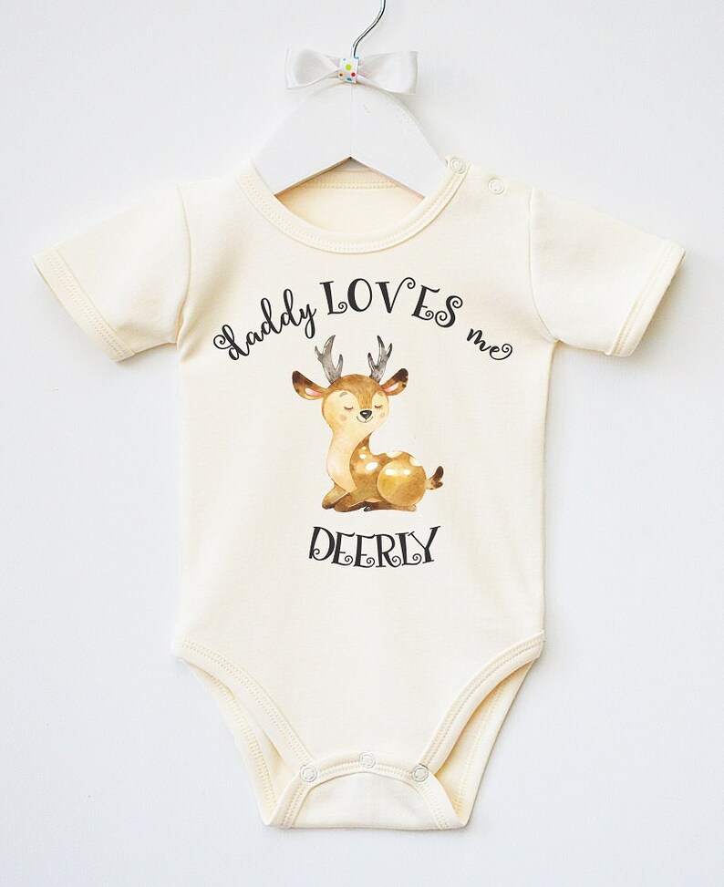 Cute Deer Baby Bodysuit. Baby Girl or Baby Boy Shirt. Girl Etsy