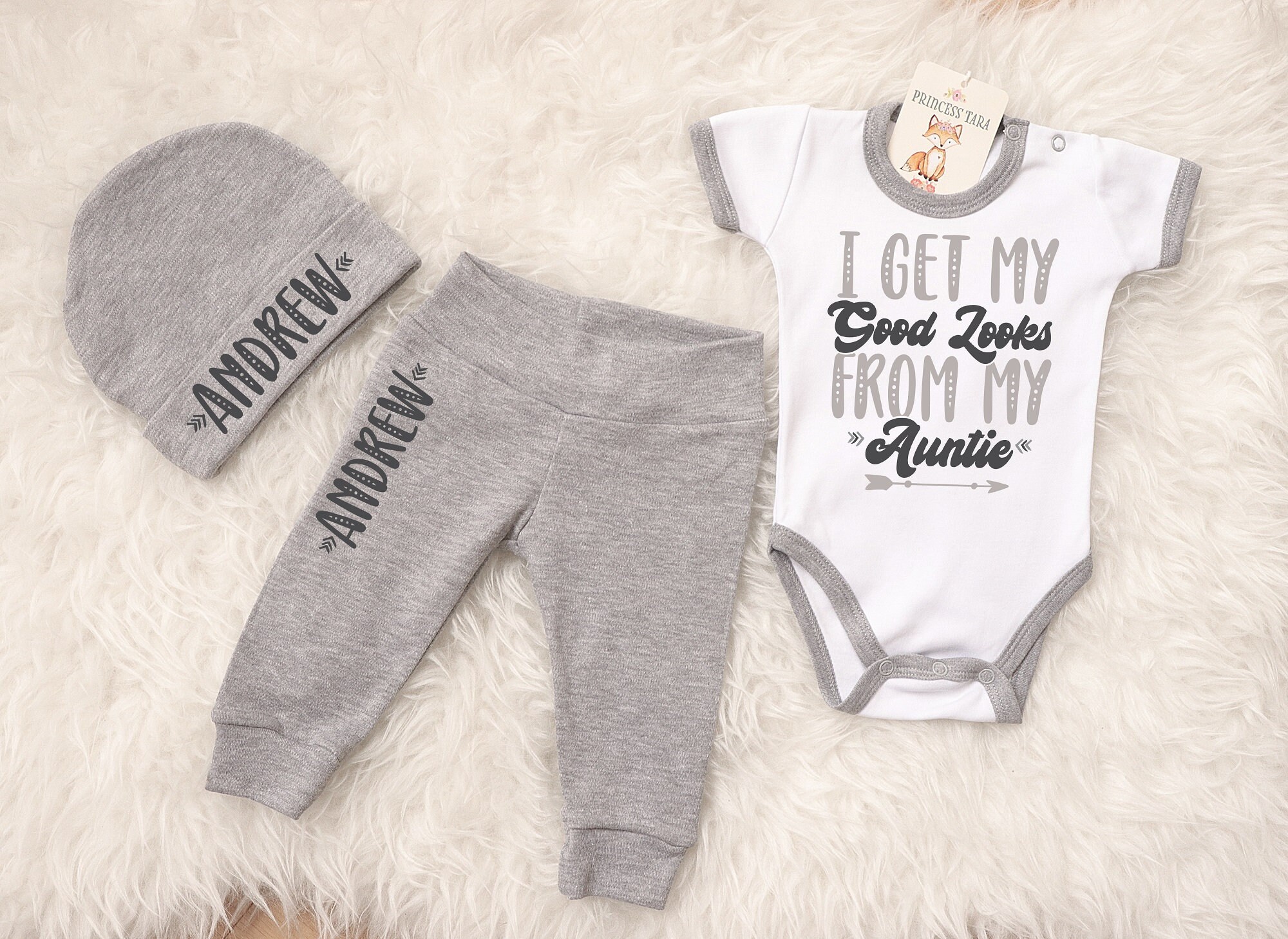 Cute Aunt Baby Clothes. I Get My Good Looks From My Auntie. Etsy