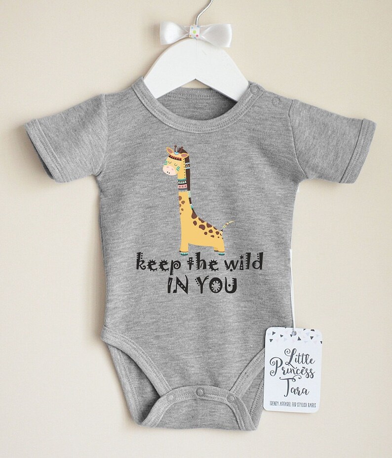 giraffe print baby clothes