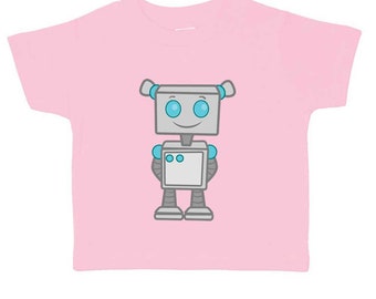 Girl Robot Toddler T-Shirt