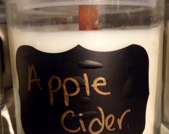 Apple Cider 20 ounce Scented Glass Candle