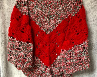 womens christmas shawl