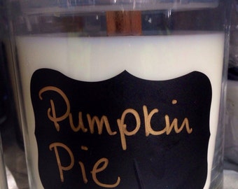 Pumpkin Pie 20 ounce Scented Glass Candle