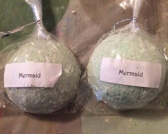 Mermaid Scented Fizzy Bath Bomb Set of 2