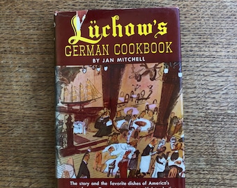 Luchow's German Cookbook Jan Mitchell 1960