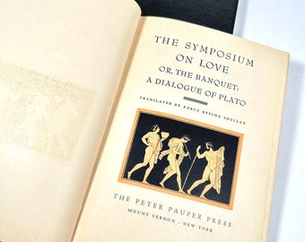 The Symposium of Love Peter Pauper Press Translated by Percy Bysshe Shelley