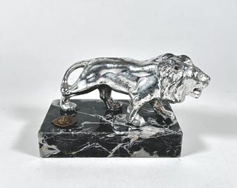 Lion's Club International Lion on Marble Paperweight