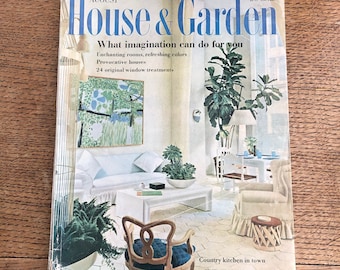 House and Garden Magazine August 1960