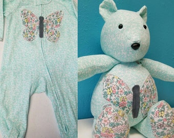 Keepsake Bear - Memory Bear - Made out of your child's clothing!