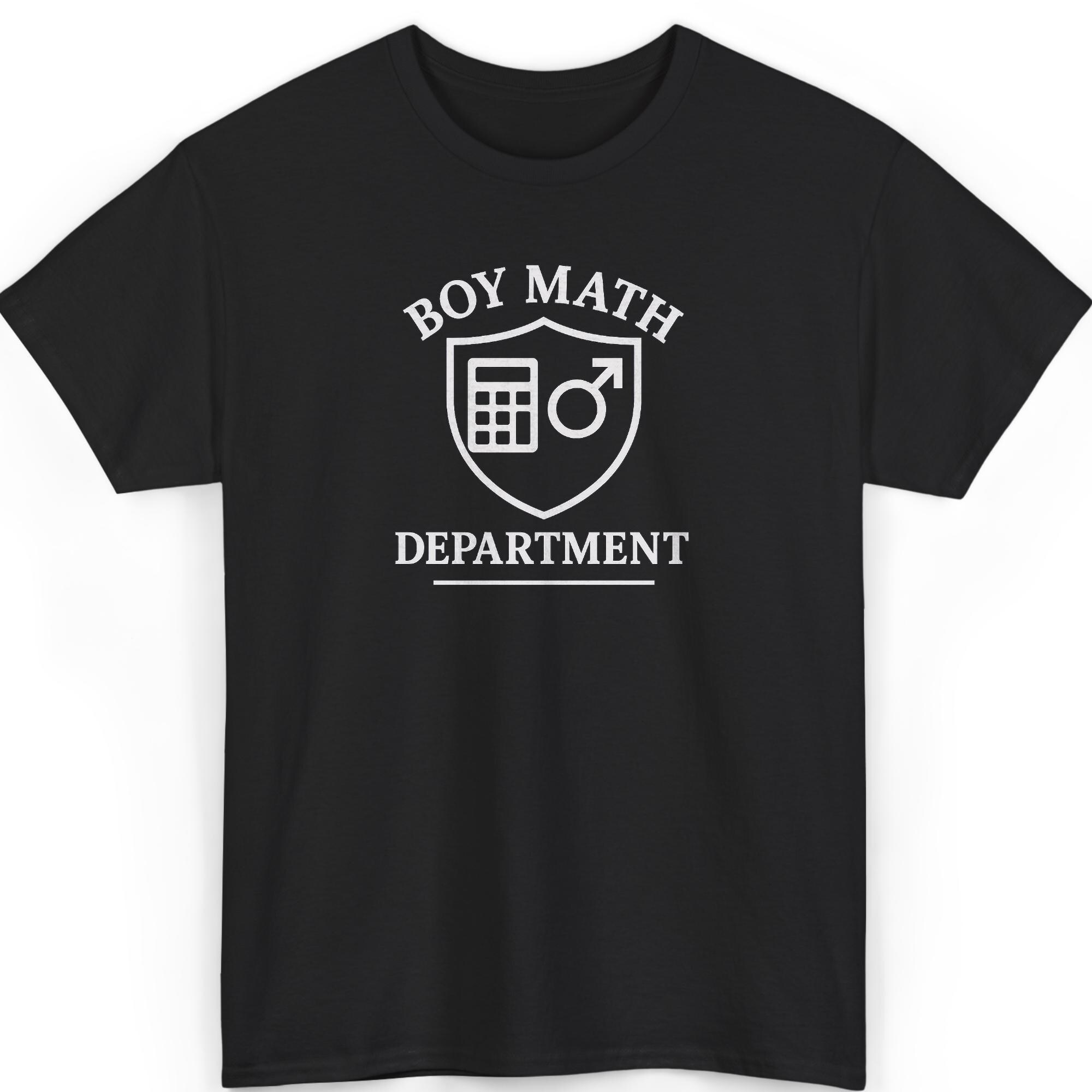 Boy Math Shirt: Gen Z Humor Meme Tee (Unisex Casual Fit)