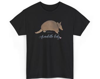 Crazy Armadillo Lady T-Shirt: Soft Cotton - Durable Print