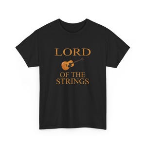 Lord of the Strings Shirt, Funny Guitarist T-Shirt, Music Lover Gift, Guitar Player Tee, Musician Gift Idea