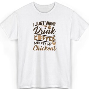 Morning Brew Shirt, Chicken Lover Tee, Cozy Farm Clothing, Funny Farm Life Shirt, Pet My Chickens Gift, Soft Cotton Blend
