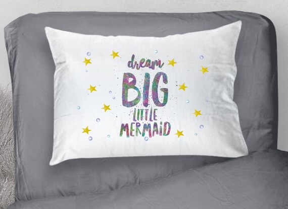 Little Girl Bedding Mermaid Bedding Mermaid Pillowcase Etsy