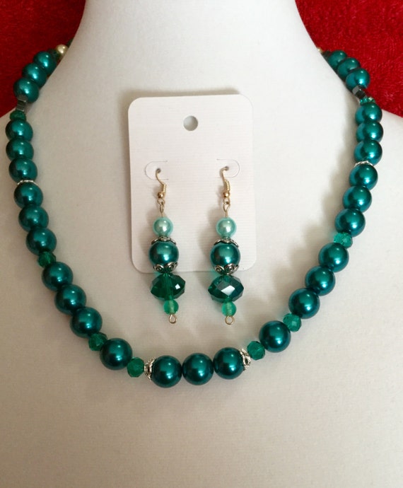 La'Faye Regal Designs by Dana, Turquoise and Ivory Necklace Set