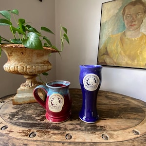 Maryland Renaissance Festival Mugs 2002 & 2003 Ceramic Beer Steins Cups