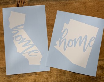 State Decals - Home - Window stickers - Cup decals - Vinyl decal