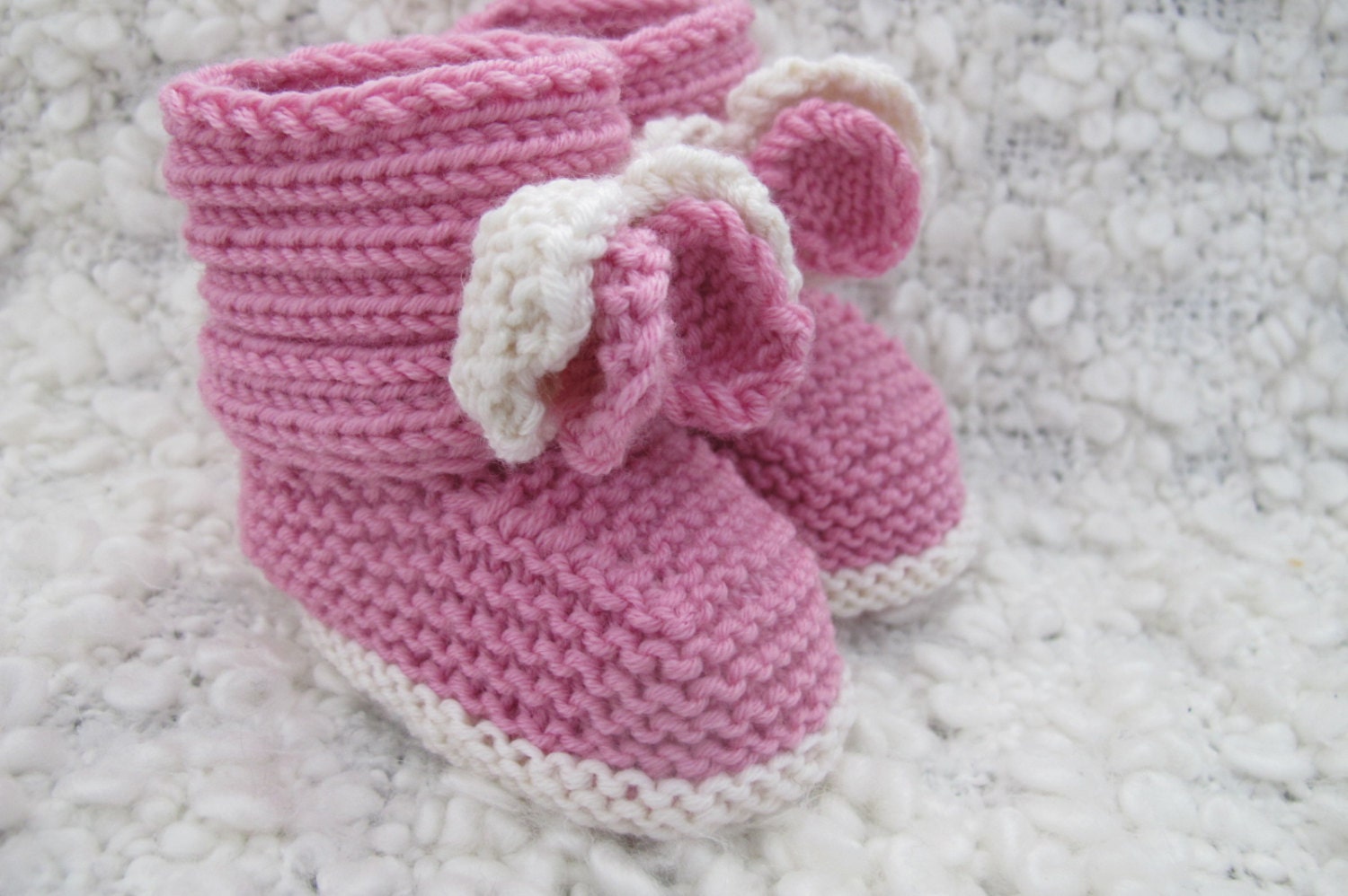 knitted baby booties uk