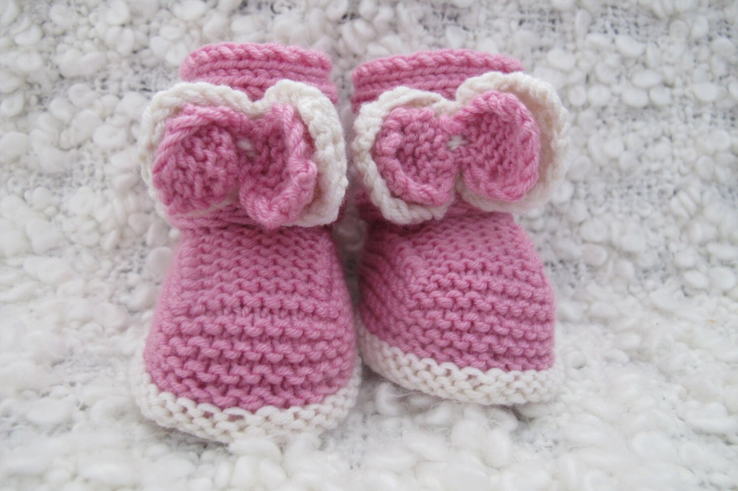 knitted baby booties uk