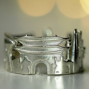 Seoul Cityscape Ring - South Korea Jewelry - Gift for Architect - Mothers Day Gift Idea - Present for Her by Ola Shekhtman - Shekhtwoman