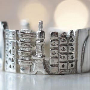 Tokyo Stadtbild Ring für Frauen | Japan Sterlingsilber | Geschenk für Sie | Fernbeziehung | Geschenk für Architekt | Kawaii Schmuck