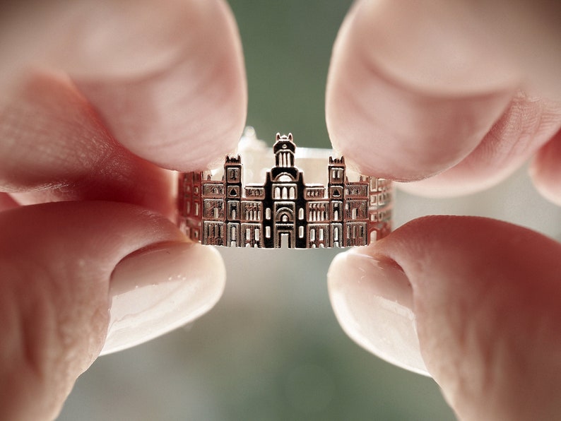 Madrid Cityscape Ring | The best gift | Spanish Statement Skyline Ring | Unique Idea | Birthday Gift | Unusual Gift for Architect
