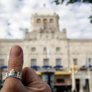 Stockholm Cityscape Ring Sweden Skyline Ring Engagement Ring Wedding Gift Anniversary Gift Traveler Jewelry image 8