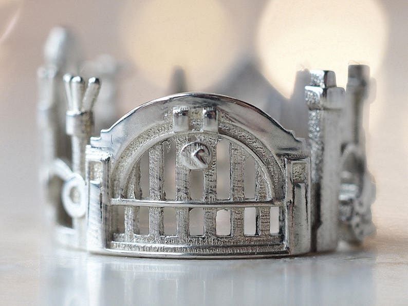 Cincinnati, OHIO Cityscape Ring | Rare Skyline Ring | Statement Ring | Anniversary Gift | For Her | for Him | Engagement Gold Ring
